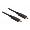 USB-kabel DeLOCK 85531 USB 3.2 Gen 2 1 m USB-C zwart