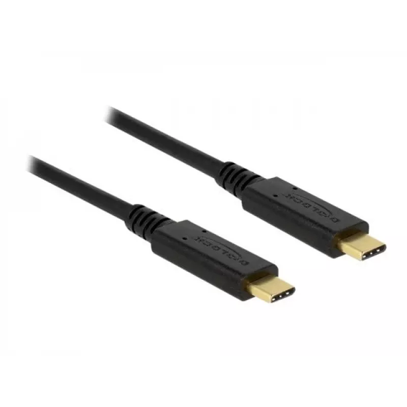 USB-kabel DeLOCK 85531 USB 3.2 Gen 2 1 m USB-C zwart