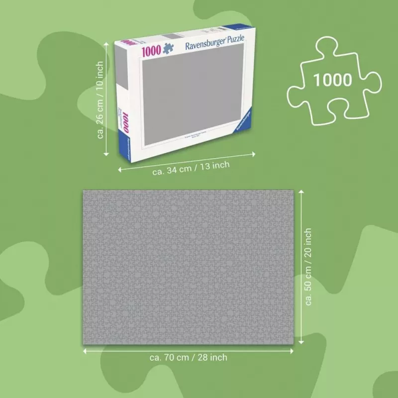 Ravensburger Puzzel Challenge DC Comics 1000 stukjes, premium verbindingsstukken, afgewerkte grootte ca. 68 x 49 cm