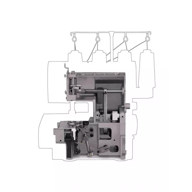 SINGER naaimachine HD0405 elektrisch zilver Heavy-Duty