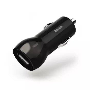 Hama 00183259 mobiele oplader mobiele telefoon, smartphone, tablet zwart sigarettenaansteker snelopladen auto