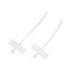 Kabelbinders met labelveld (dwars) - lengte 100 mm - breedte 2,5 mm