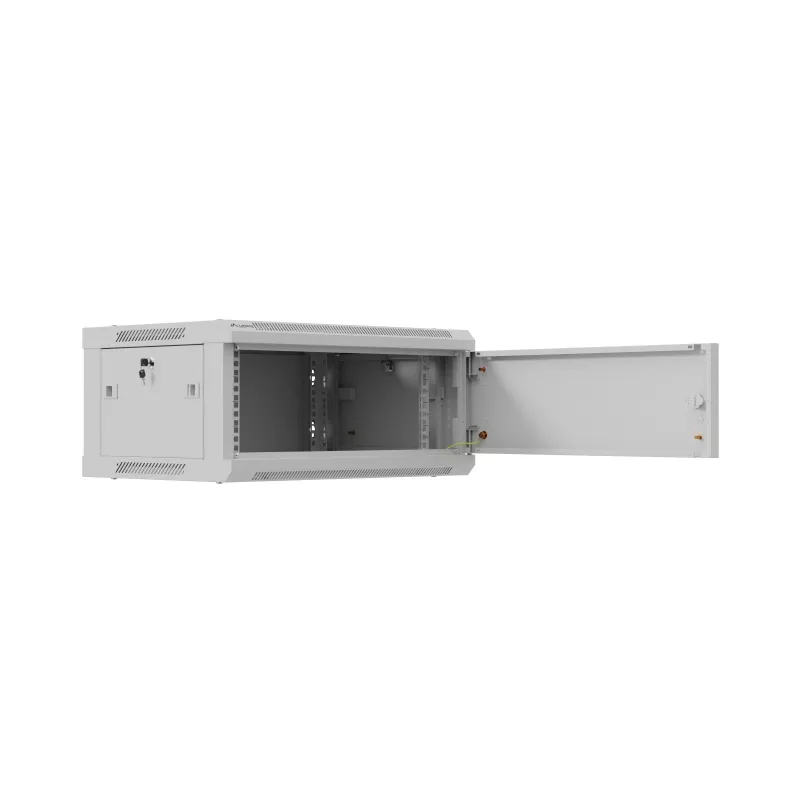 Wandmontage 19 inch installatiekast LANBERG WF01-6404-00S 4U 600×450 mm, grijs