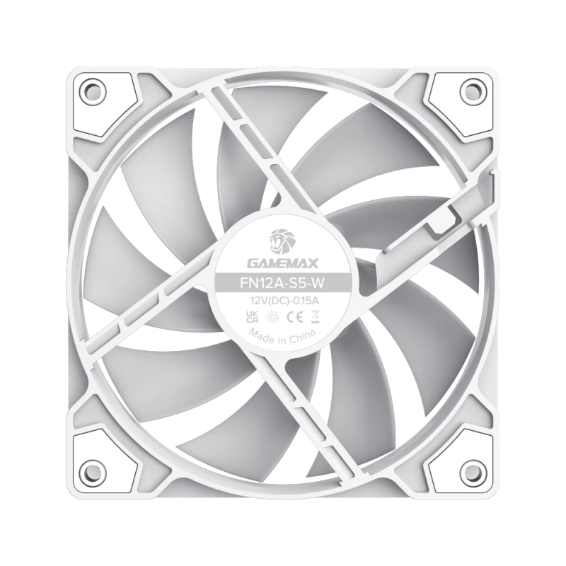 Gamemax | behuizingsventilator | FN12A-S5 | wit