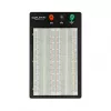 Breadboard DELOCK 18314 — soldeervrije prototypeprintplaat, metaal/kunststof, 109×165×1 mm, zwart/wit