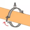 Pijpbeugelset FISCHER FGRS 20-24 met pluggen, 10 stuks