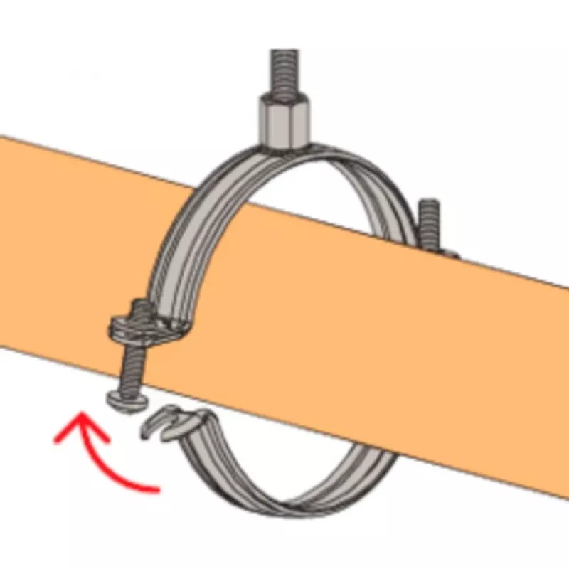Pijpbeugelset FISCHER FGRS 20-24 met pluggen, 10 stuks
