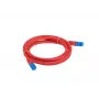 LANBERG PATCHCORD S/FTP CAT.6A 0.5M ROOD LSZH