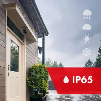 PIR-bewegingsmelder MACLEAN MCE201 B/B IP65 passieve infrarooddetector, weerbestendig