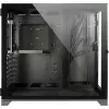 C-703 Vision ATX gaming-behuizing, gehard glas, zwart