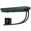 Gamemax | CPU-vloeistofkoeler | HAILSTORM 360 LCD | zwart
