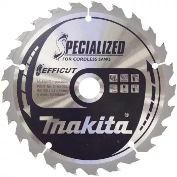 Makita Special EFFICUT - Cirkelzaagblad - voor hout - 165 mm - 25 tanden (B-62985)