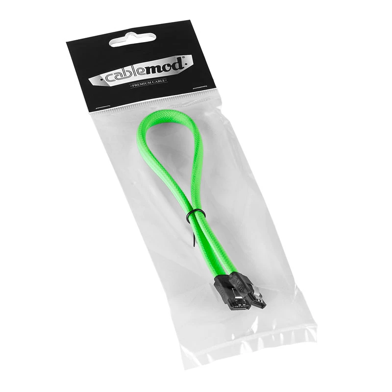 CableMod ModMesh SATA 3-kabel 30 cm - lichtgroen
