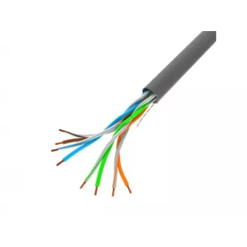 LAN-kabel UTP LANBERG LCU5-10CC-0100-S RJ45 100MB/S 100M grijs