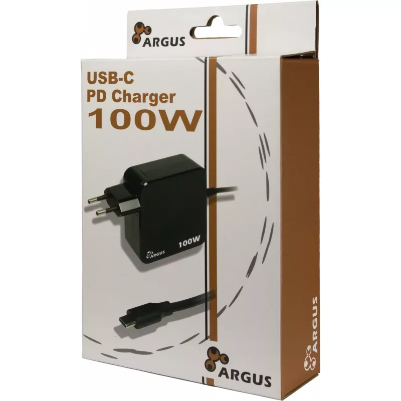 Oplader Inter-Tech PD-2100 zwart AC indoor