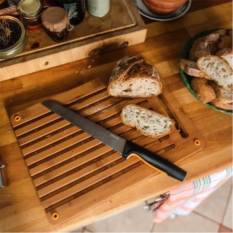 Fiskars 1057538 keukenmes roestvrij staal 1 stuk broodmes