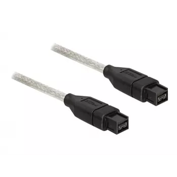 FireWire-kabel DeLOCK FireWire B/B 1,0 m grijs