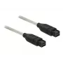 FireWire-kabel DeLOCK FireWire B/B 1,0 m grijs