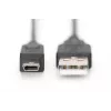 Verbindingskabel USB A / Mini-USB B M/M 1 m zwart
