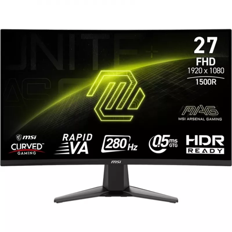 Monitor MSI MAG 276CXFDE 27 inch curved Rapid VA FullHD