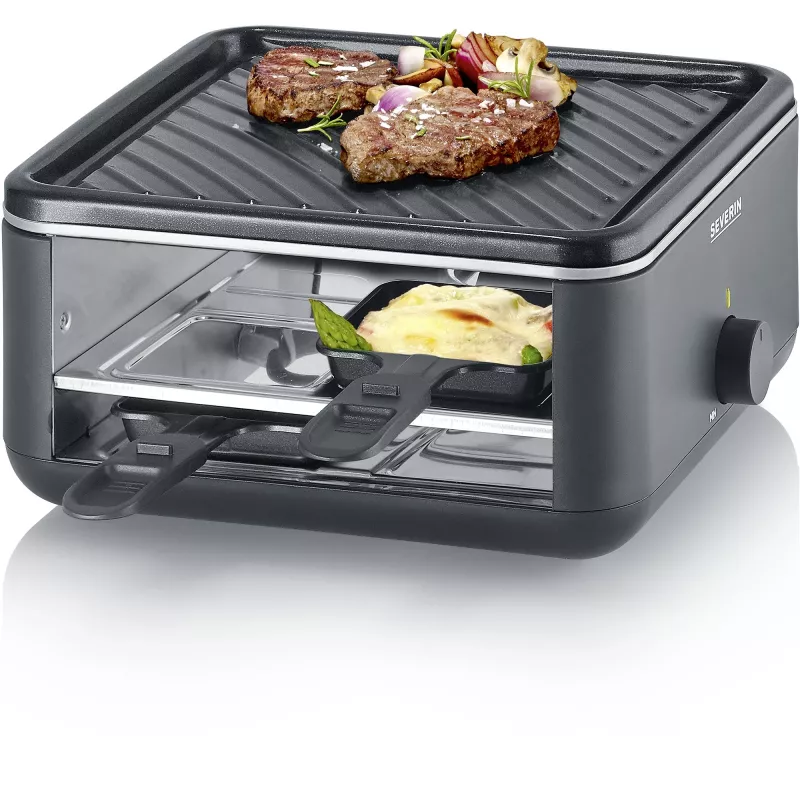 Severin RG 2360 raclettegrill 4 personen 800 W zwart
