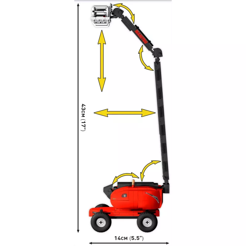 COBI Manitou 280 TJ bouwstenen 347 onderdelen vanaf 6 jaar