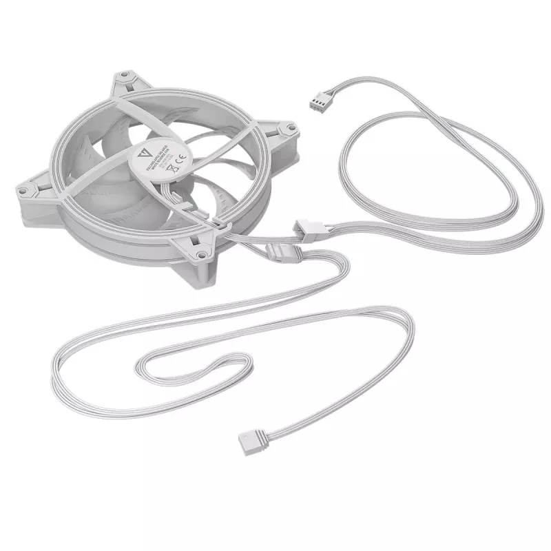 Behuizingsventilator MODECOM VOLCANO APEX 140 ARGB WHITE 140mm Reverse