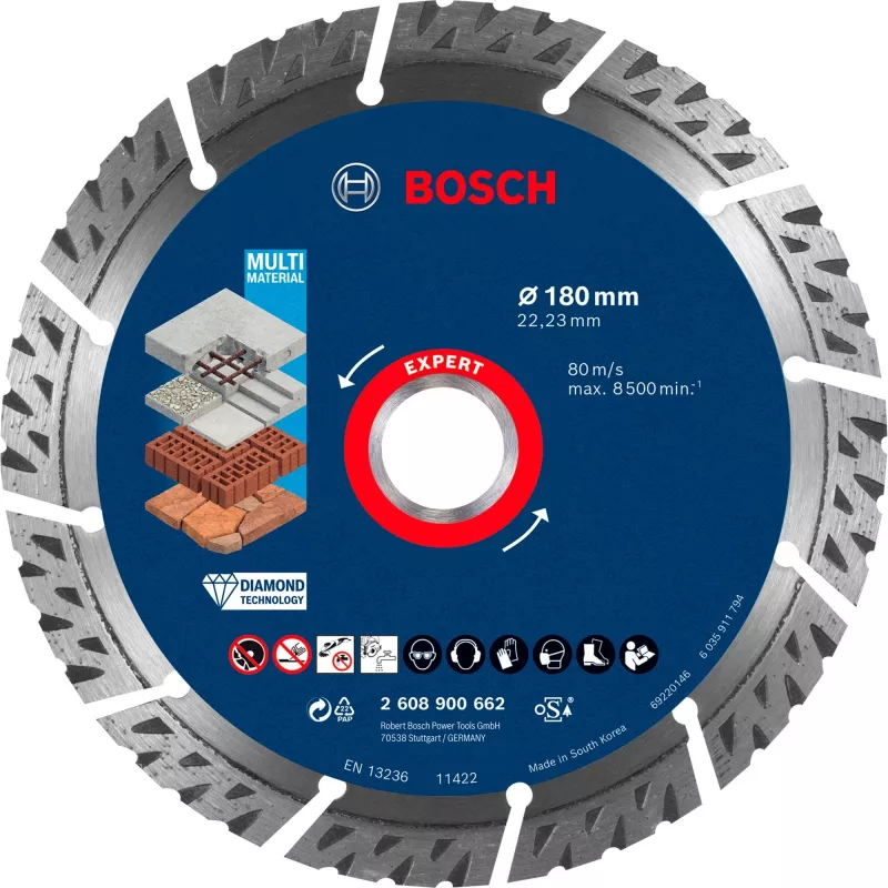 Bosch 2 608 900 662 haakse slijper accessoire doorslijpschijf