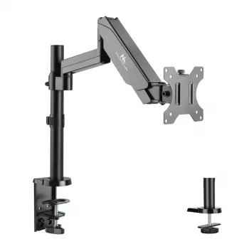 Bureaumonitorhouder MACLEAN MC-775 voor 32 inch (81,3 cm) schermen, VESA 75x75–100x100, tot 8 kg, grijs
