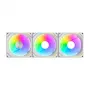 Behuizingsventilator Darkflash Gauss G24 3-in-1 wit 120 mm — set van 3, 120 mm