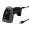 Handbarcodescanner QOLTEC 50863 — 1D/2D-scanner, USB bekabeld, LED-sensor, zwart, 5V, 1,8 m kabel