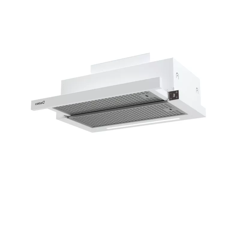 Inbouw afzuigkap CATA TFH 6830 GWH 600 m³/h wit touchbediening