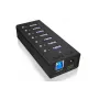 ICY BOX IB-AC618 USB 3.2 Gen 1 (3.1 Gen 1) Type-B 5000 Mbit/s zwart
