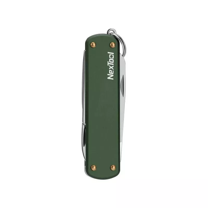 Multitool mes Nextool NE0143 – compact opvouwbaar multitool met tang, bladen, schroevendraaier, groen, roestvrijstaal, 64,5×152 mm, 29 g