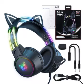 Headset Onikuma X15 PRO gaming-headset kat zwart