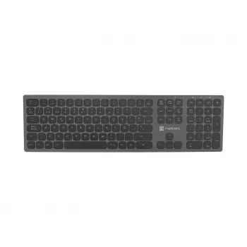 NATEC NKL-1830 toetsenbord universeel RF draadloos Bluetooth QWERTY Spaans zwart grijs