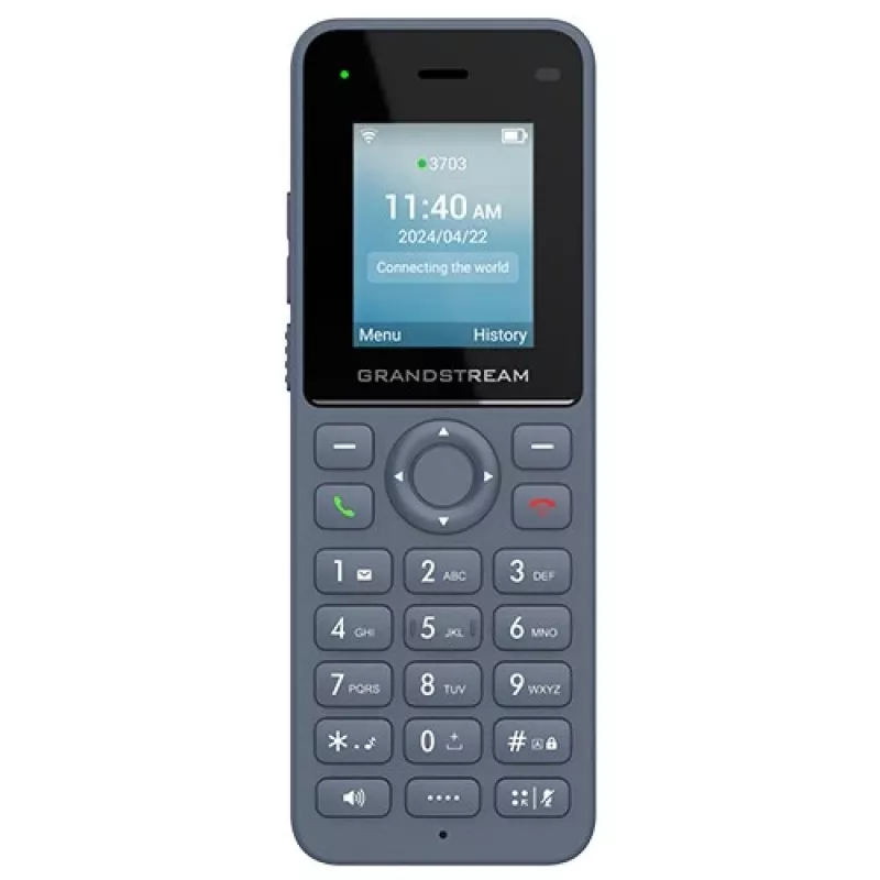 Grandstream Networks WP816 IP-telefoon antraciet 2 lijnen LCD Wi-Fi