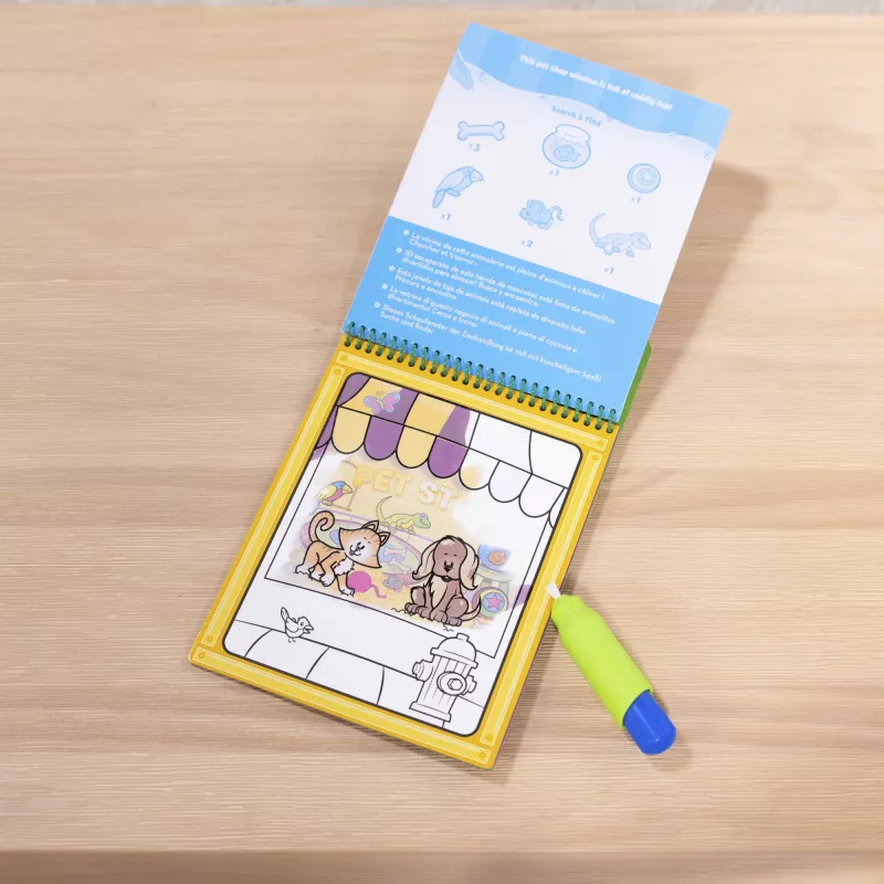Herbruikbare waterkleurmat voor kinderen Spinmaster MAC APO Water Wow dieren GML - water-onthullings-activiteitenmat