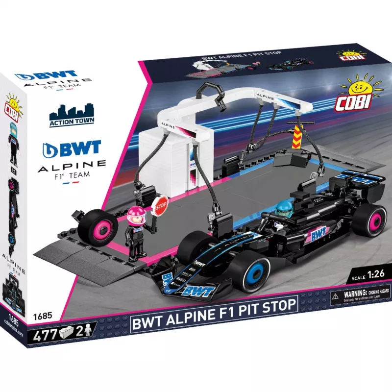 BWT Alpine F1 pitstop, constructiespeelgoed
