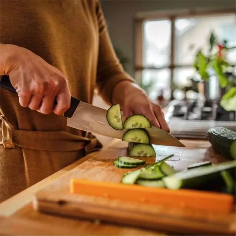 Fiskars 1057534 keukenmes roestvrij staal 1 stuk kokmes