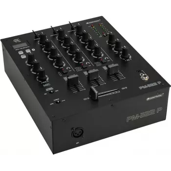 DJ-mixer Omnitronic PM-322P 3-kanaals met Bluetooth en USB-speler