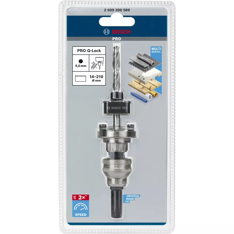 Adapter zeskantopname Bosch Q-Lock 2609390589