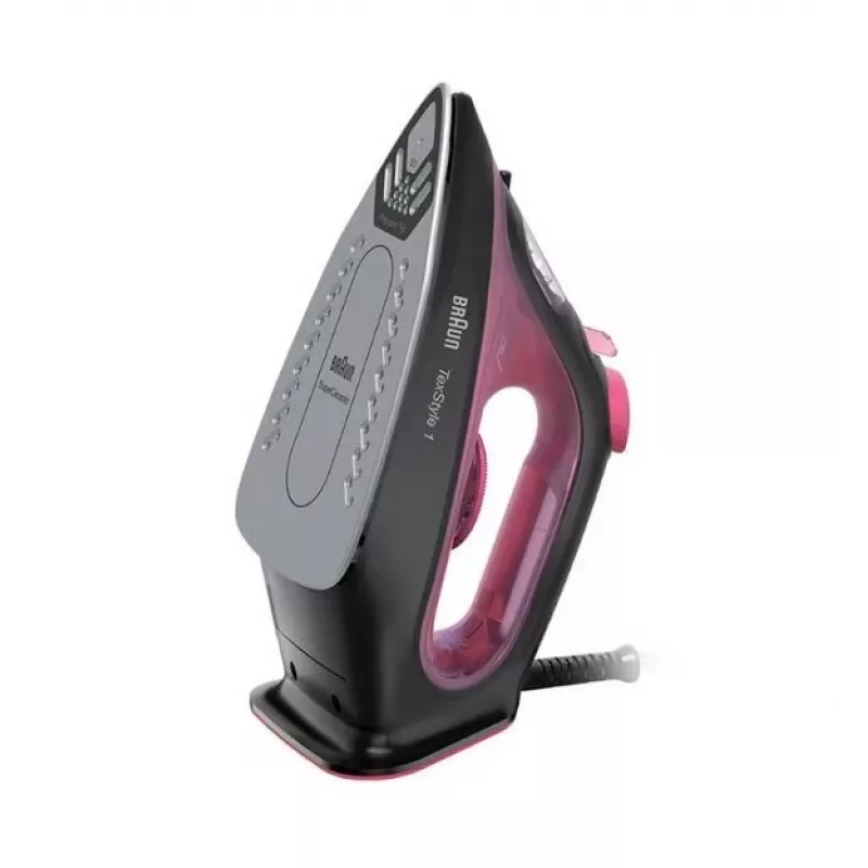 Braun TexStyle 1 droog- en stoomstrijkijzer keramische zool 2000 W zwart, paars