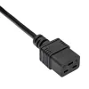 Akyga AK-UP-03 server verlengkabel IEC C20 naar C19, 1,8 m, zwart