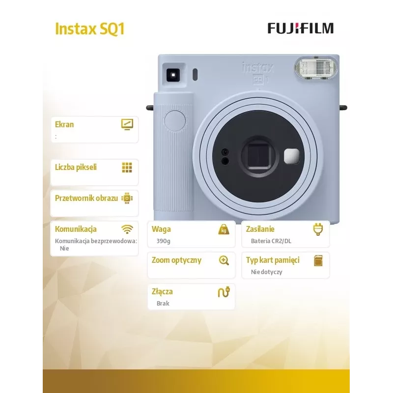 Fujifilm Instax SQUARE SQ1 16672142 instantcamera, Glacier Blue