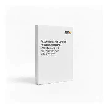 Netwerk-videorecorder AXIS 02539-001, Windows 10 IoT Core, RAID 0/1/5/6/10, 100–240V, 721,6×482×87 mm, Grijs