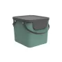 Afvalcontainer rotho Albula 40 l rechthoekig kunststof, groen, 40 l, 400×358×340 mm