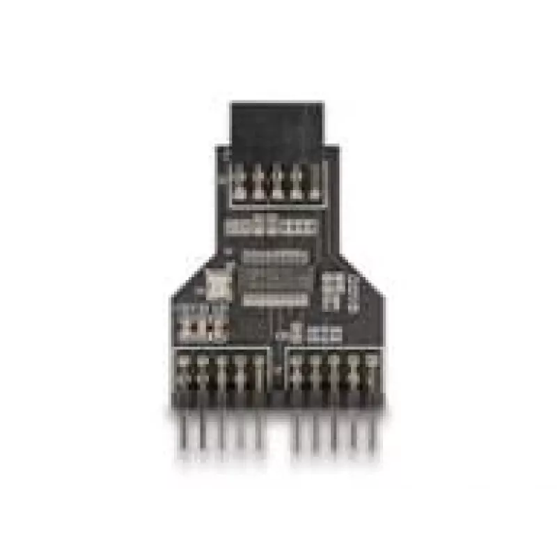 DeLOCK 60045 kabeladapter 9-pin USB 2.0 2 x 9-pin-header zwart