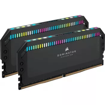 32 GB Corsair DIMM 6200 (2x 16 GB) dual kit (zwart. CMT32GX5M2X6200C36. Dominator Platinum RGB. INTEL XMP)
