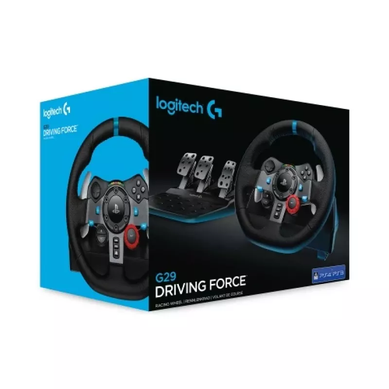 Logitech Driving Force G29 - stuur- en pedaalset - bedraad - voor Sony PlayStation 3, Sony PlayStation 4